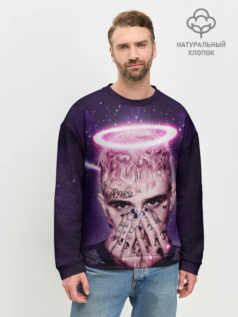 Мужской свитшот базовый / Lil Peep