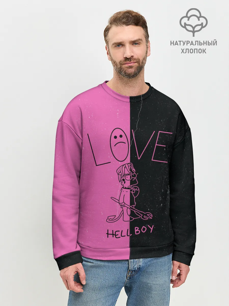 Мужской свитшот базовый / Lil Peep