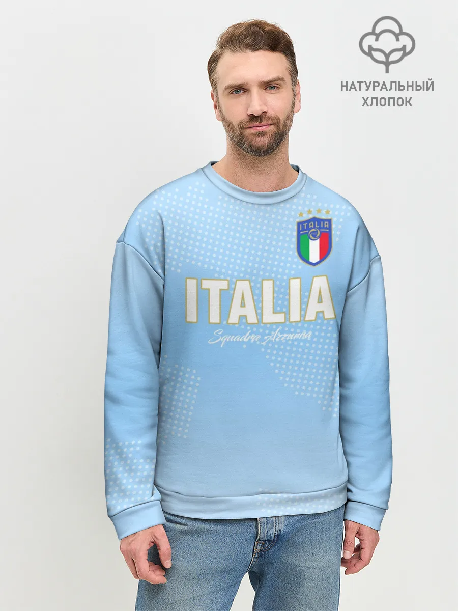 Мужской свитшот базовый / Сборная Италии