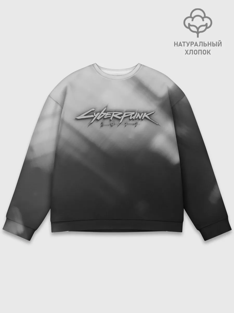 Мужской свитшот базовый / CYBERPUNK 2077