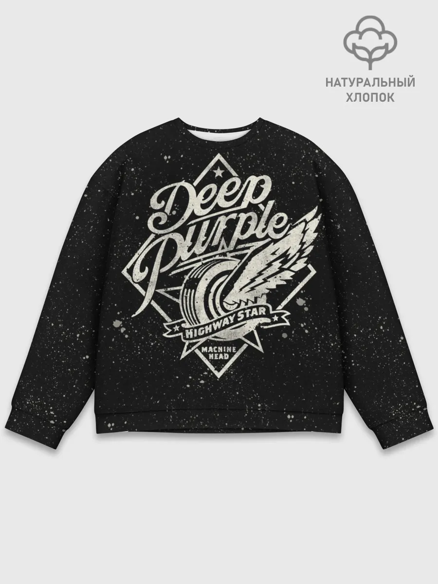 Мужской свитшот базовый / Deep Purple