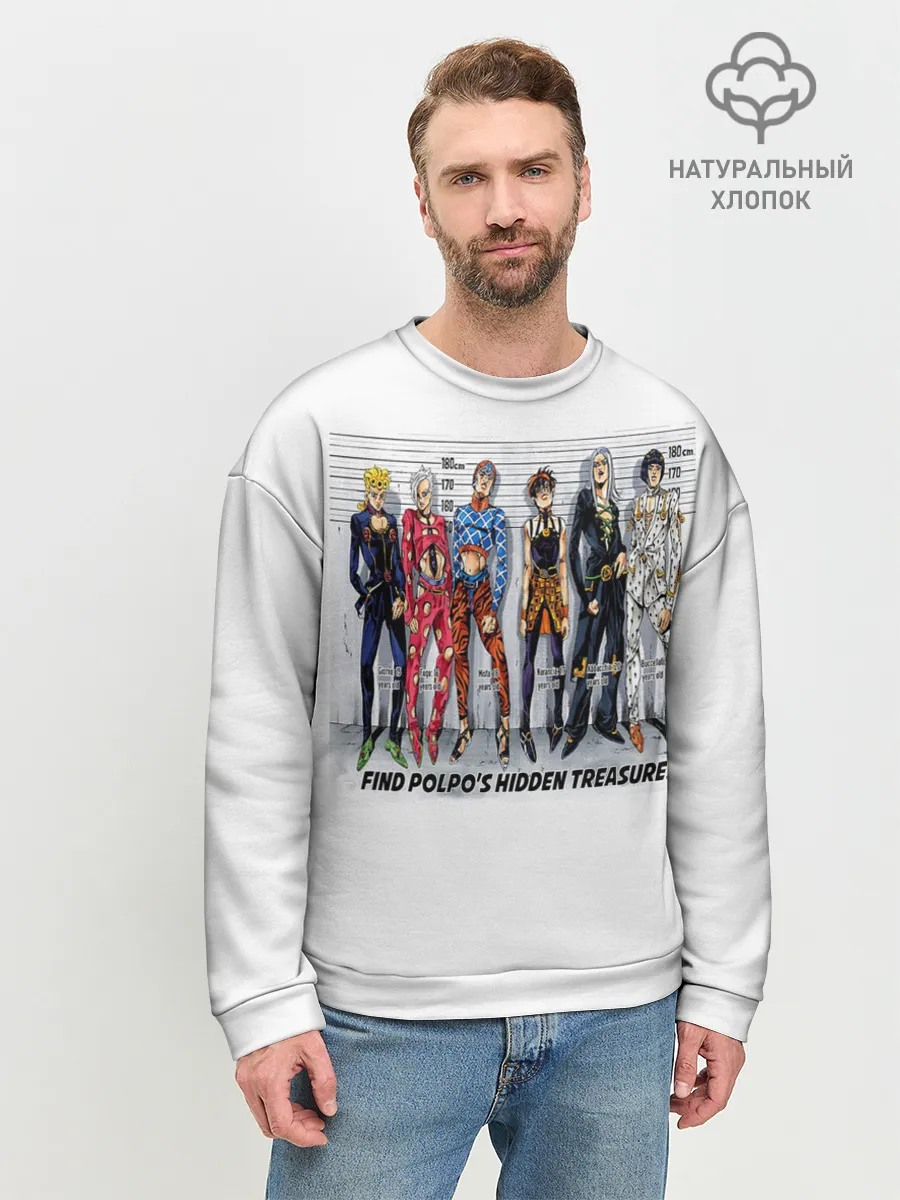 Мужской свитшот базовый / JoJo Bizarre Adventure