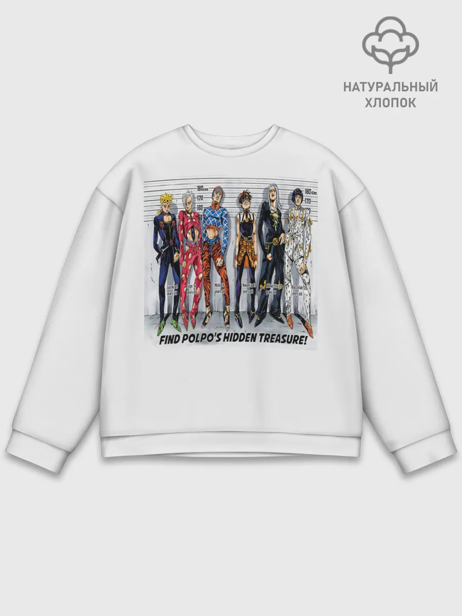 Мужской свитшот базовый / JoJo Bizarre Adventure