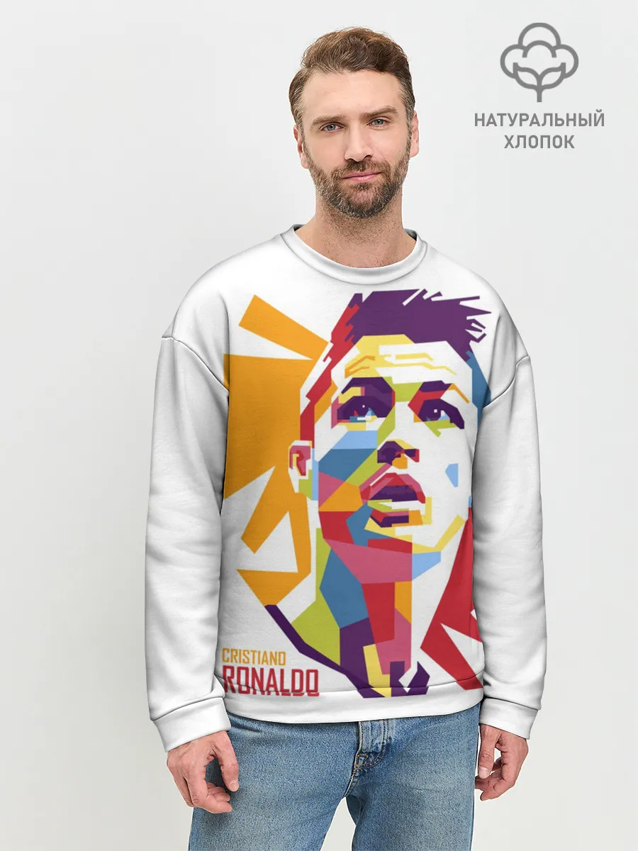 Мужской свитшот базовый / Криштиану Роналду