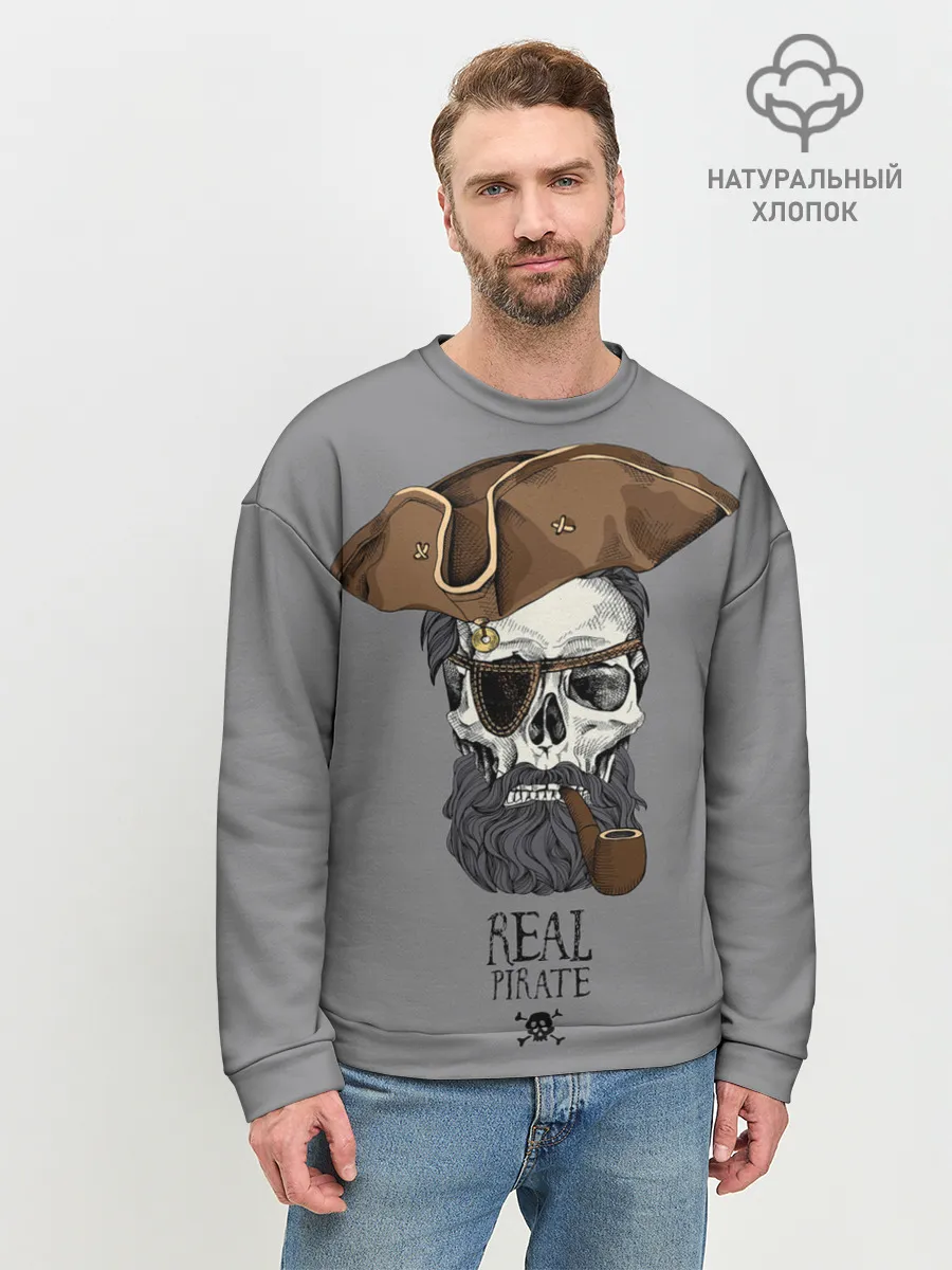 Мужской свитшот базовый / Real pirate