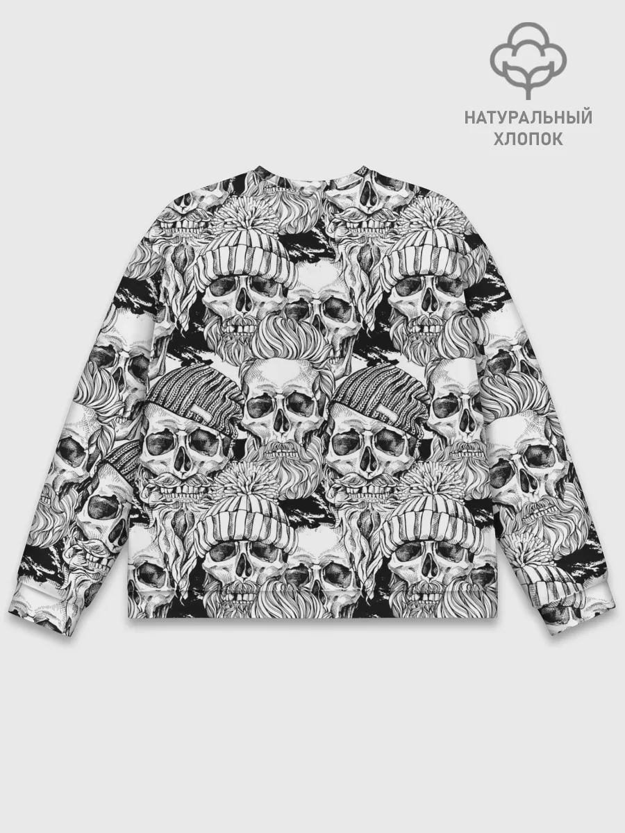 Мужской свитшот базовый / Human skulls