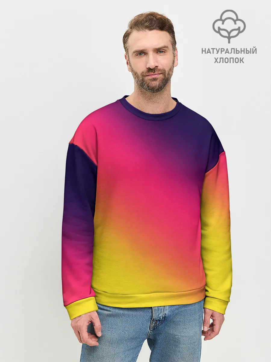 Мужской свитшот базовый / Градиент