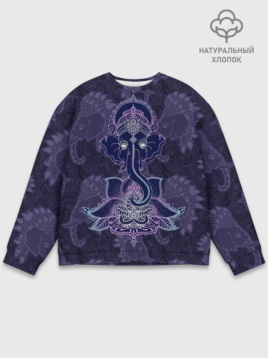 Мужской свитшот базовый / Ганеша