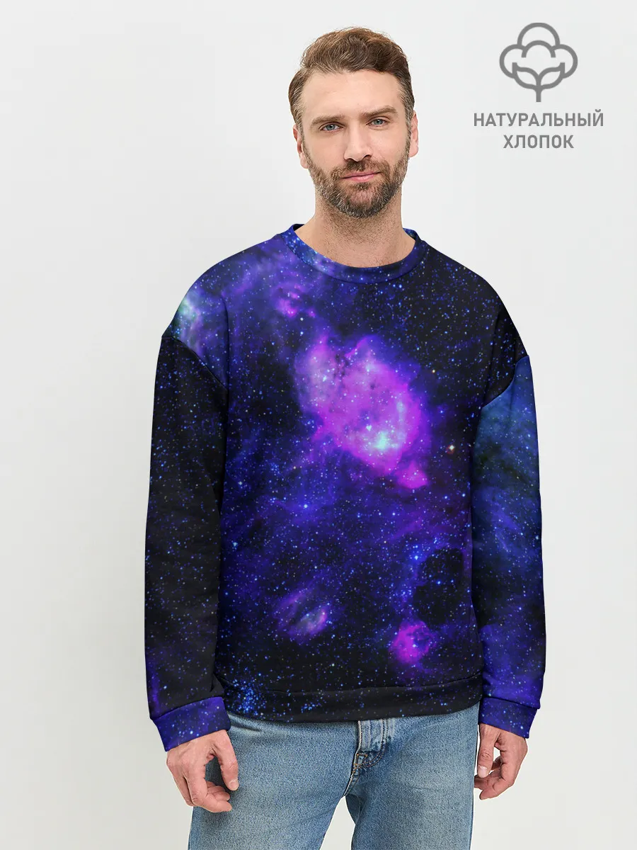 Мужской свитшот базовый / Космос