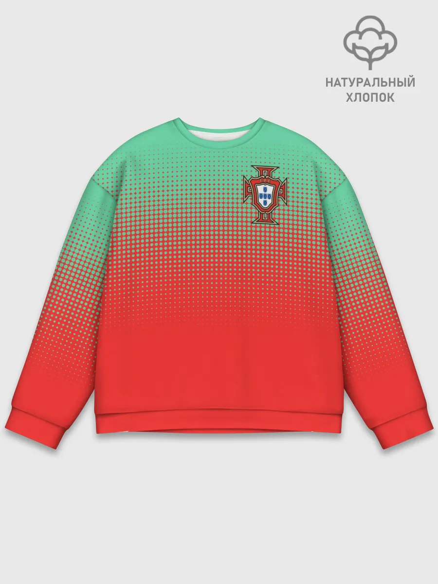Мужской свитшот базовый / Сборная Португалии