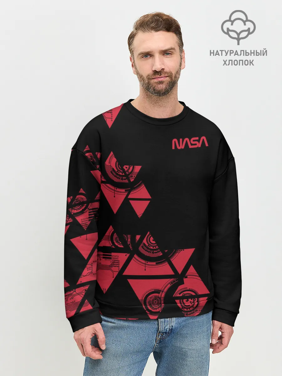Мужской свитшот базовый / NASA