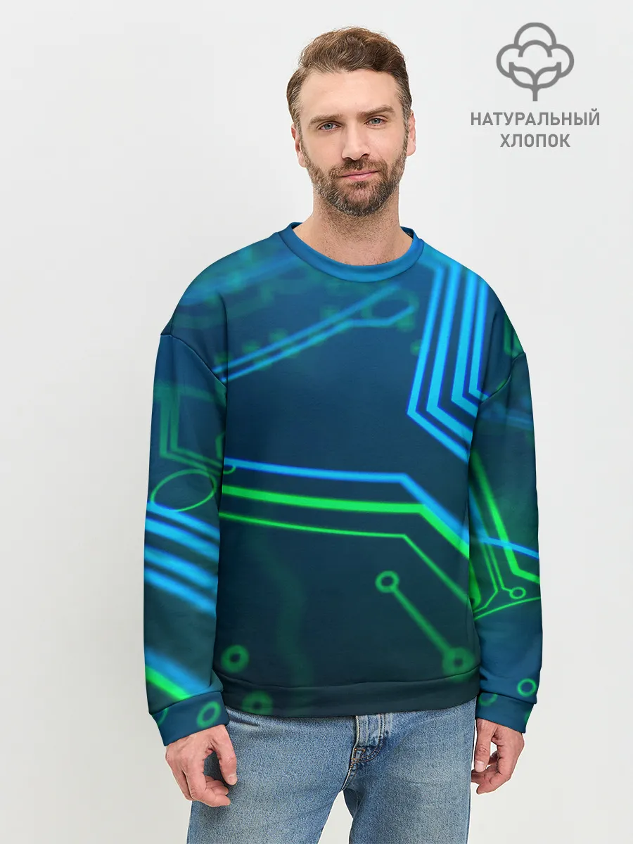 Мужской свитшот базовый / ПРОГРАММИСТ