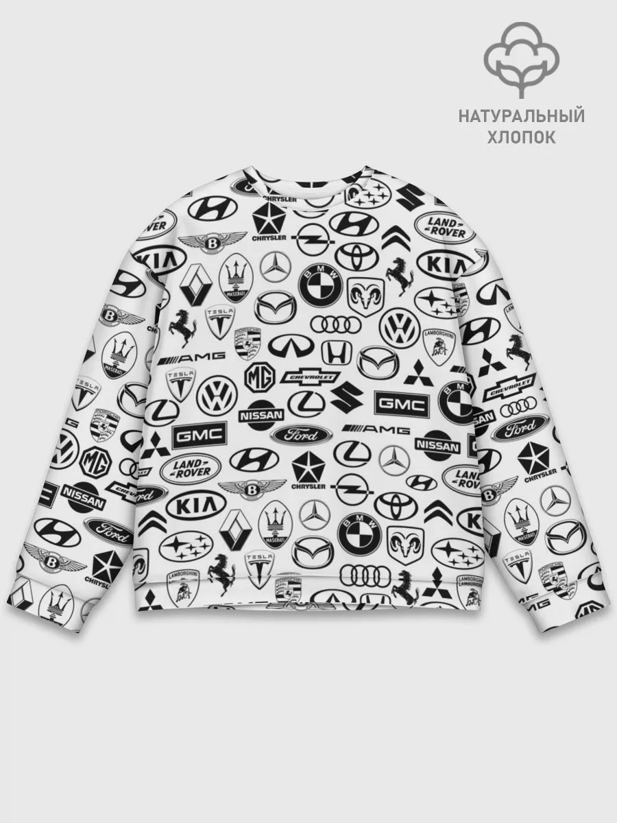 Мужской свитшот базовый / ЛОГОТИПЫ АВТО
