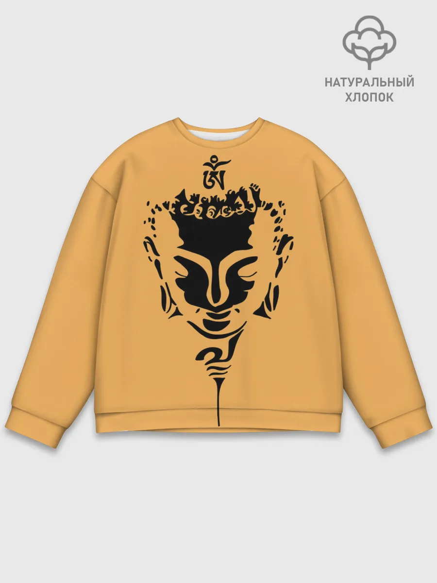 Мужской свитшот базовый / Будда