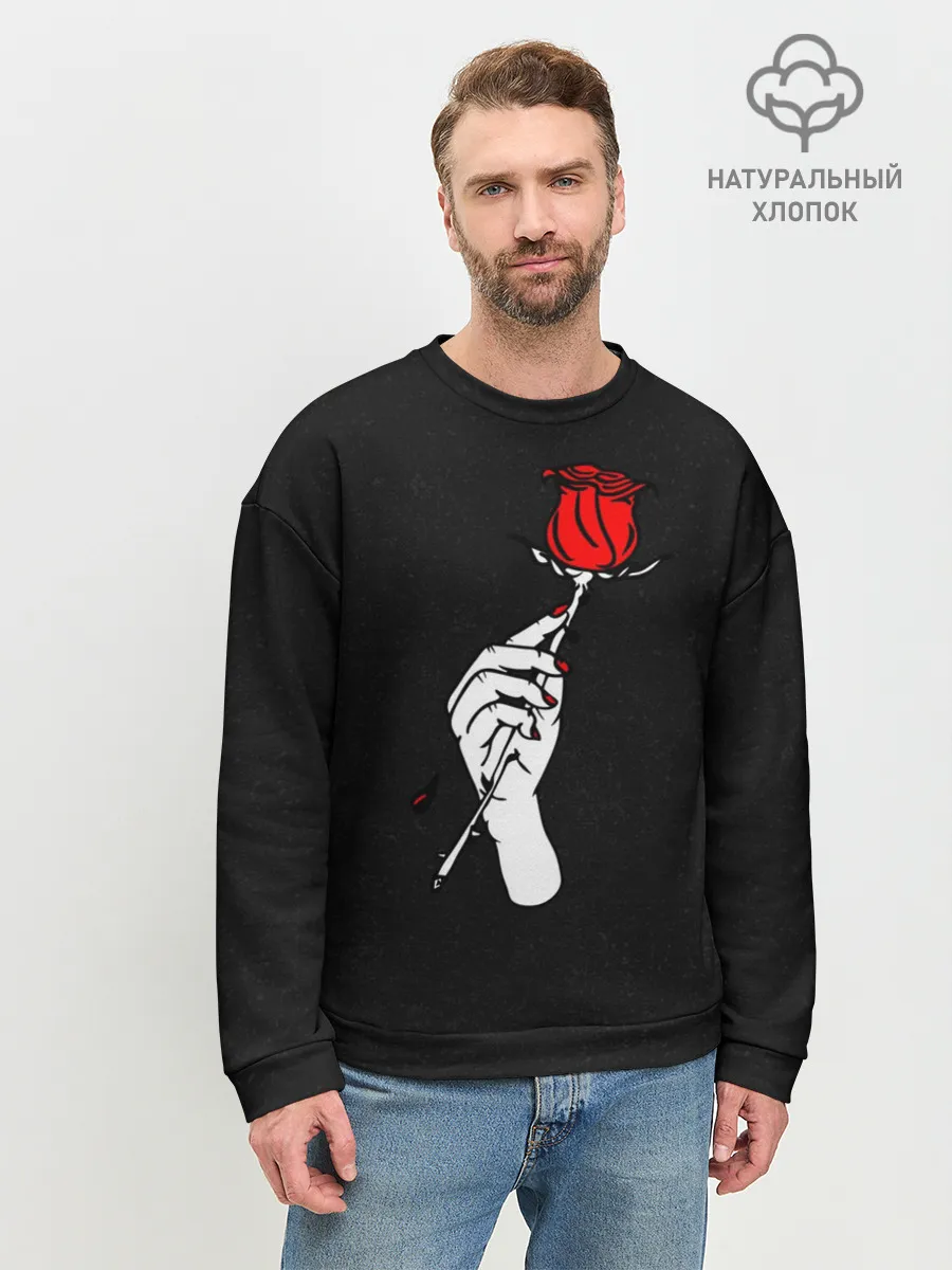 Мужской свитшот базовый / Lil Peep