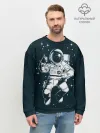 Мужской свитшот базовый / Космонавт