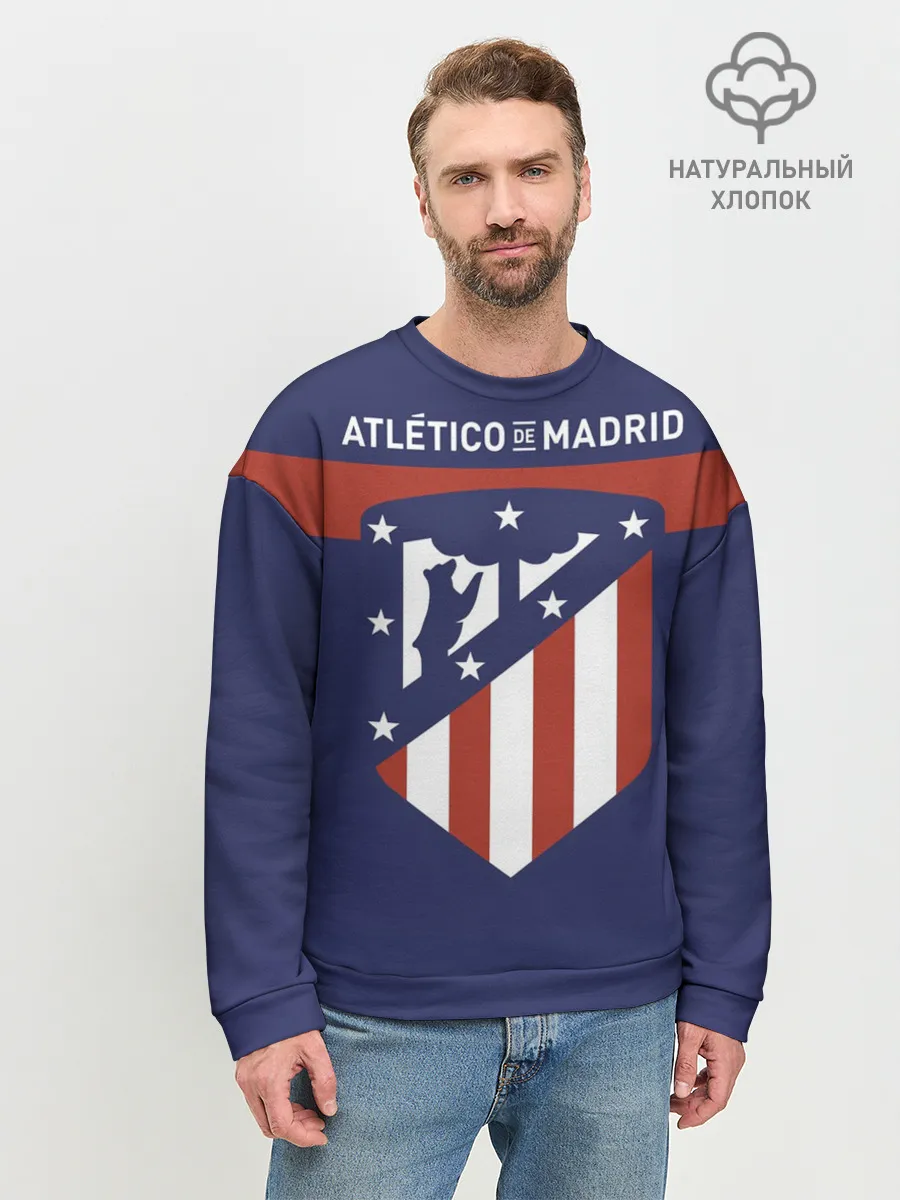 Мужской свитшот базовый / Atletico de Madrid