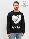 Мужской свитшот базовый / Alone
