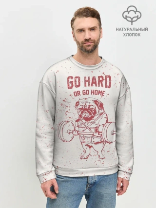 Мужской свитшот базовый / GO HARD