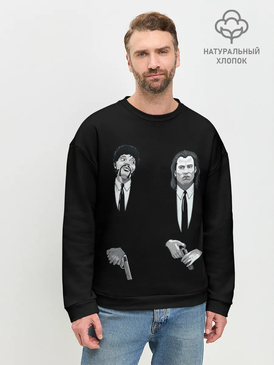 Мужской свитшот базовый / Pulp Fiction - Art 3