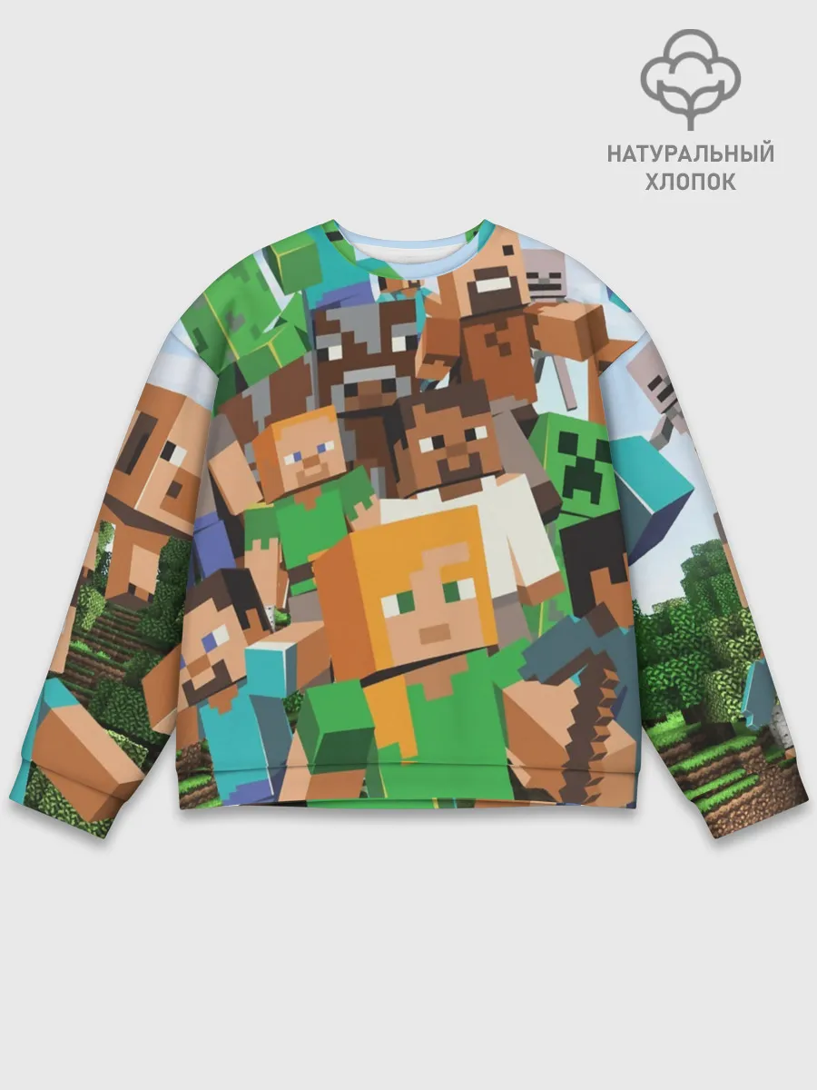 Мужской свитшот базовый / MINECRAFT