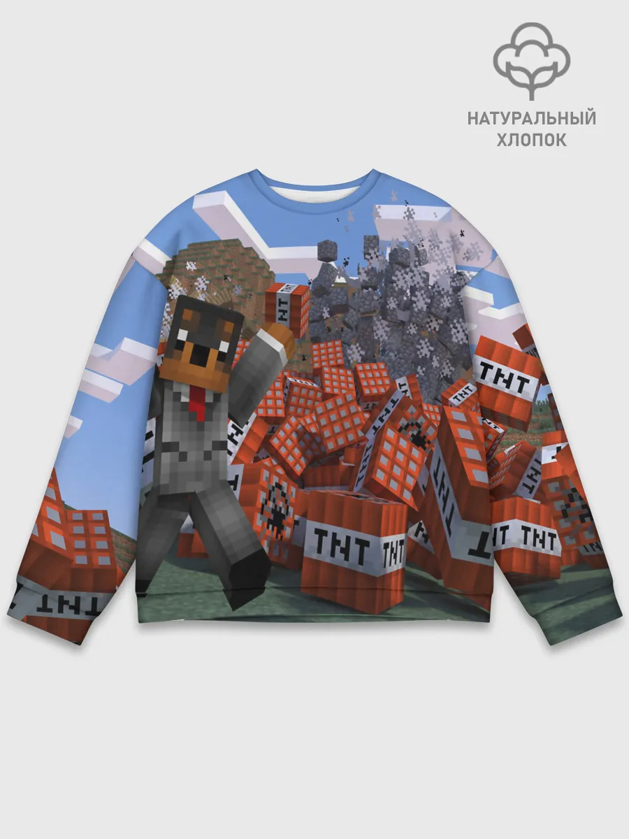 Мужской свитшот базовый / MINECRAFT