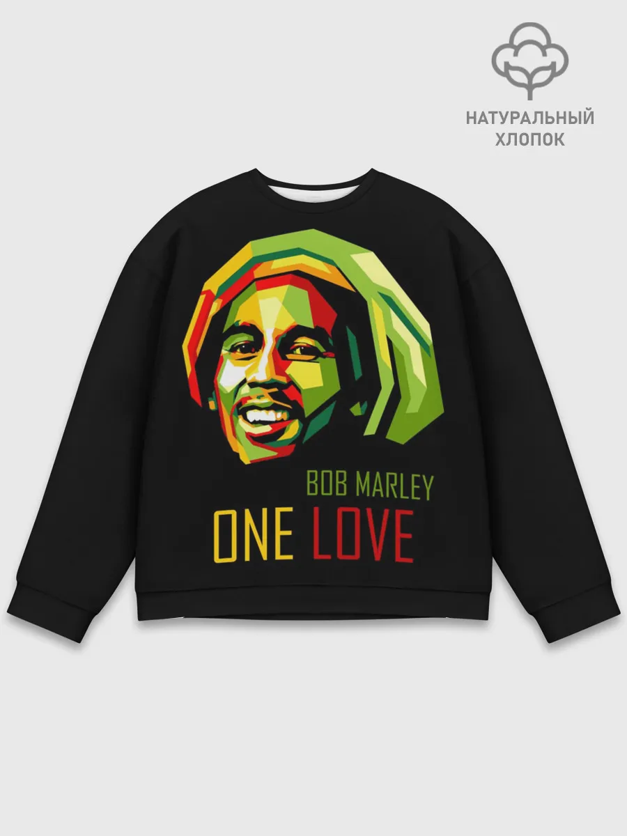 Мужской свитшот базовый / Боб Марли