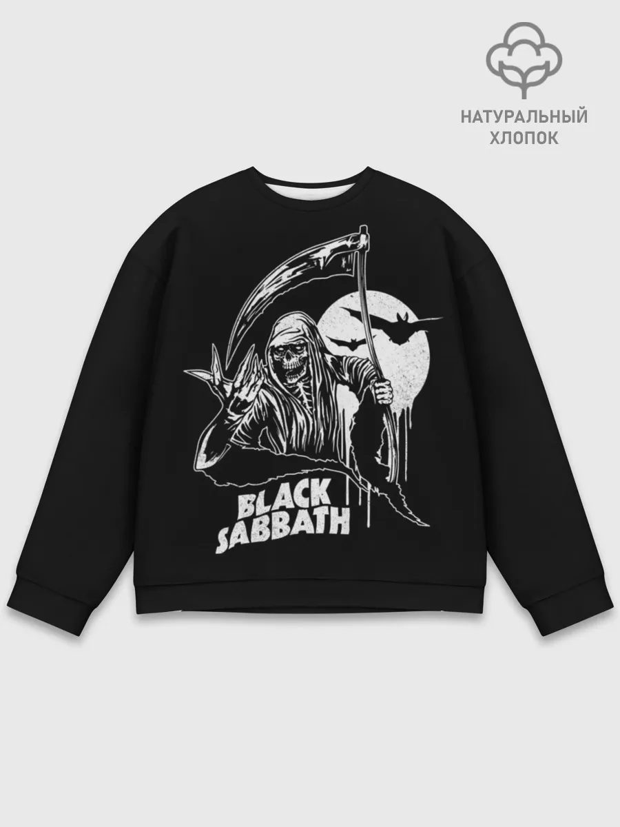 Мужской свитшот базовый / Black Sabbath
