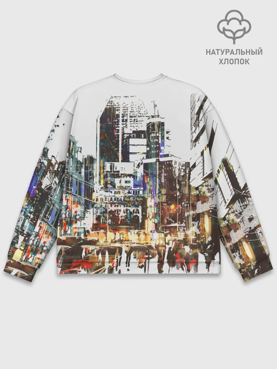 Мужской свитшот базовый / Мегаполис