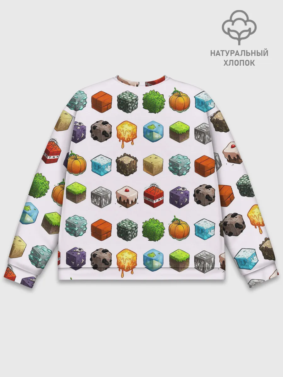 Мужской свитшот базовый / Minecraft