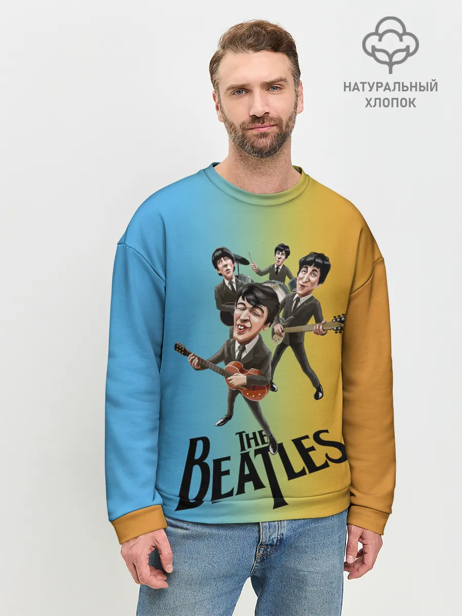 Мужской свитшот базовый / The Beatles
