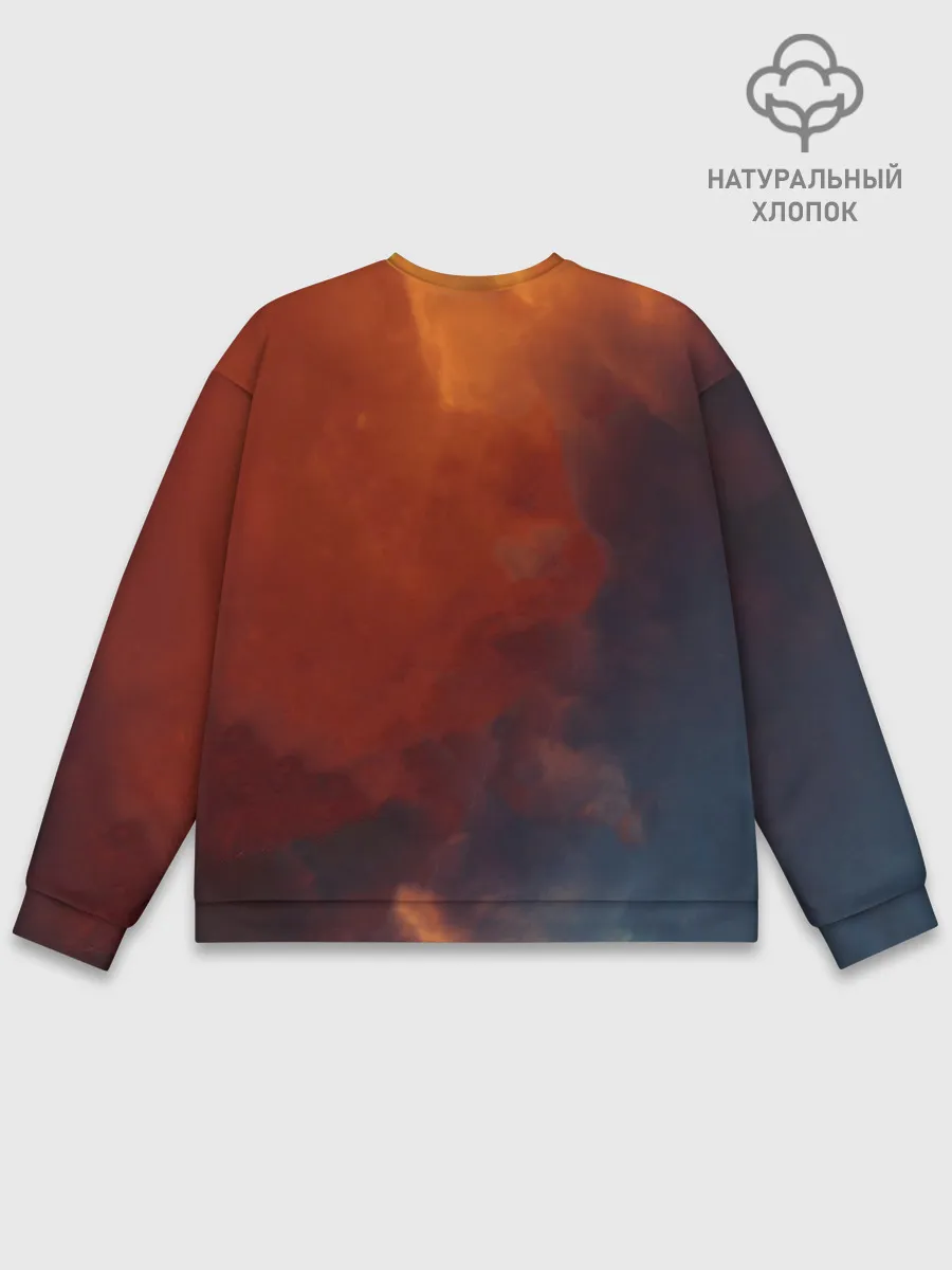 Мужской свитшот базовый / The end is night