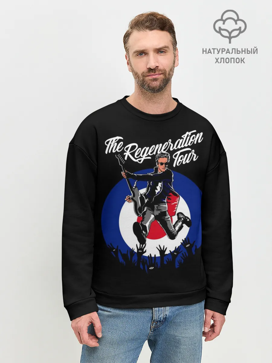 Мужской свитшот базовый / Доктор Кто