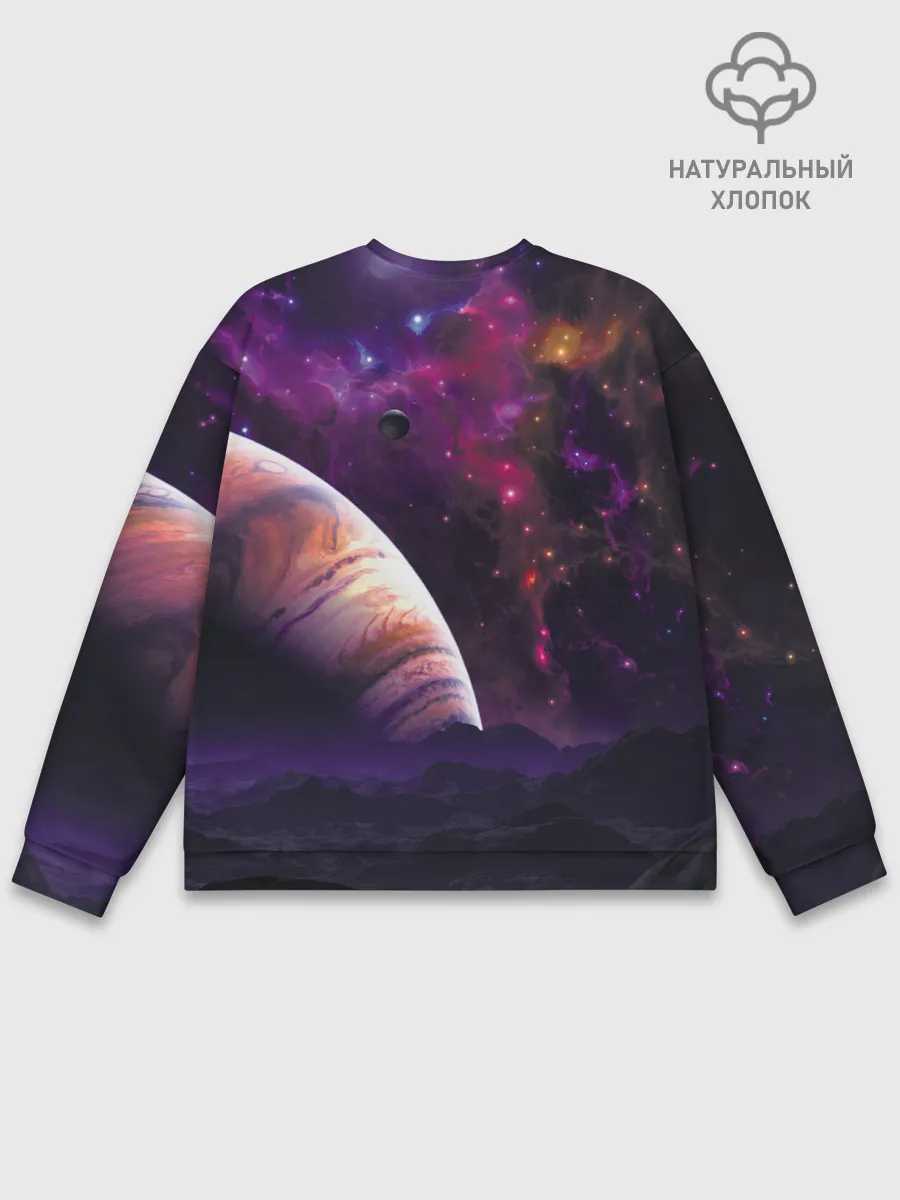 Мужской свитшот базовый / Космос
