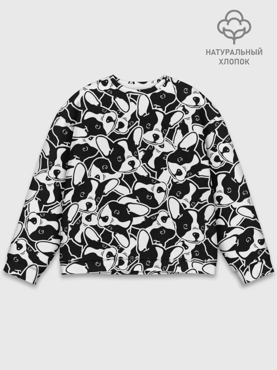 Мужской свитшот базовый / Забавные собаки