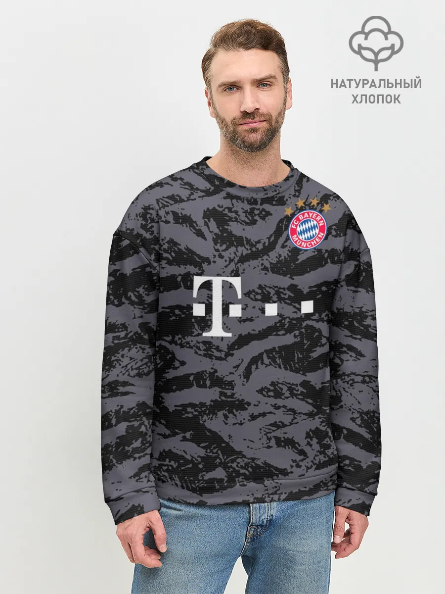 Мужской свитшот базовый / Bayern away gk 18-19