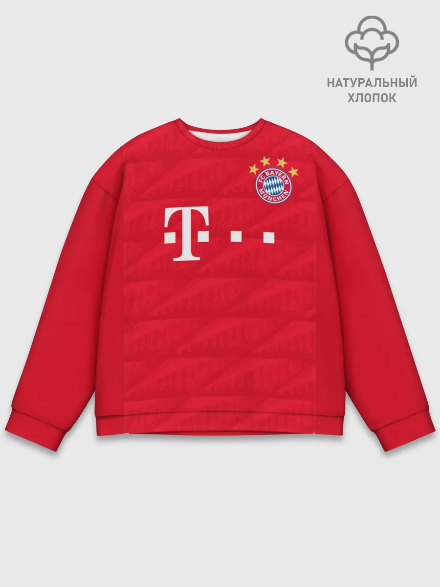 Мужской свитшот базовый / Bayern home 19-20