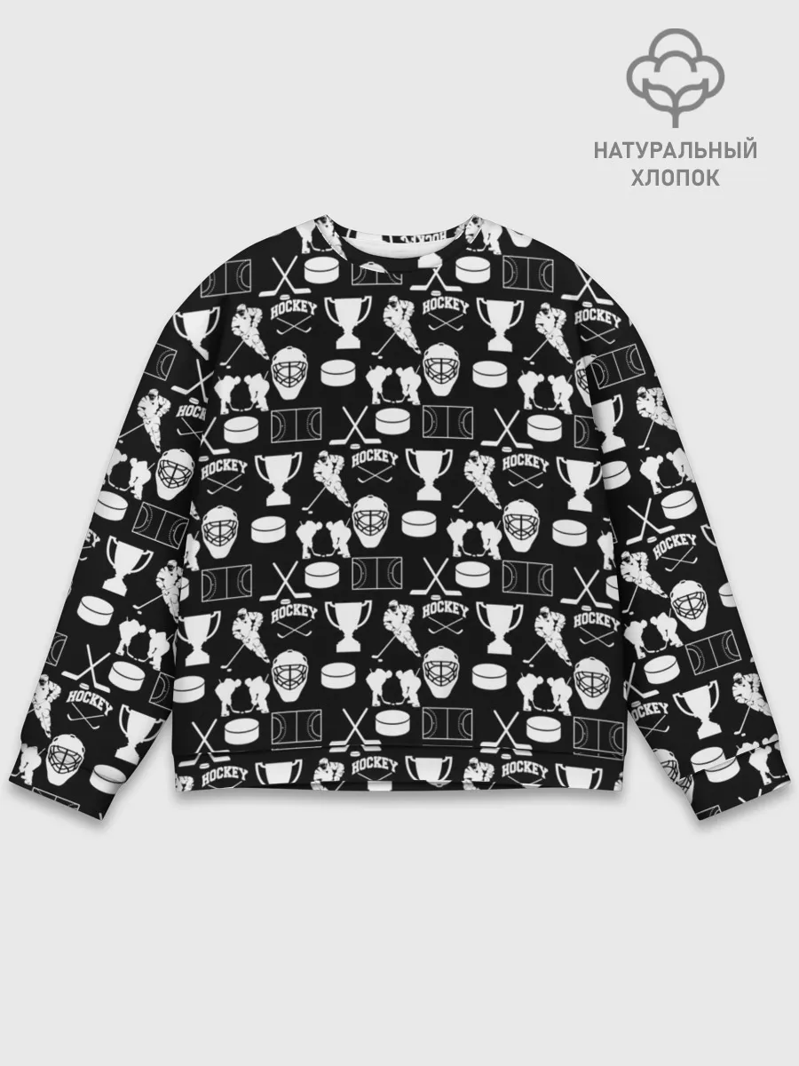 Мужской свитшот базовый / ХОККЕЙ