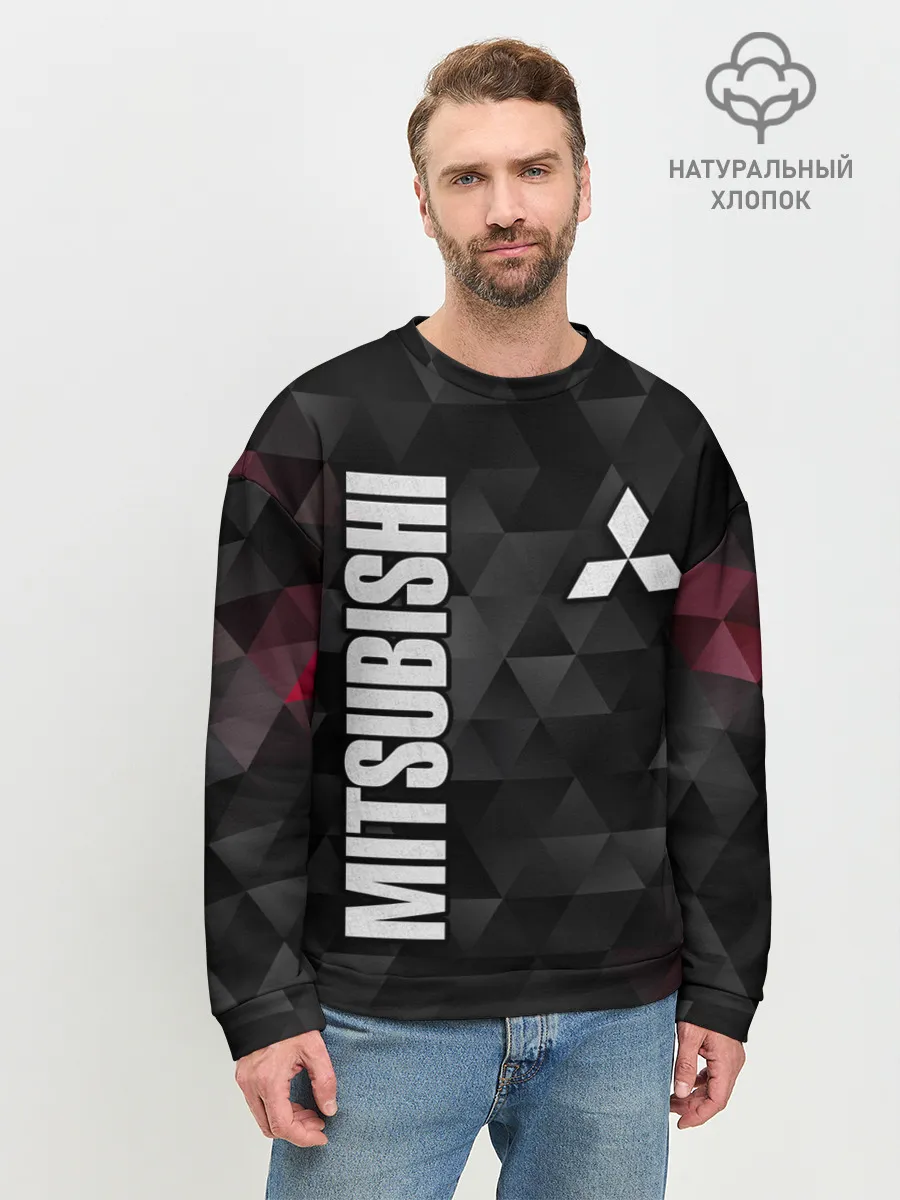 Мужской свитшот базовый / Mitsubishi