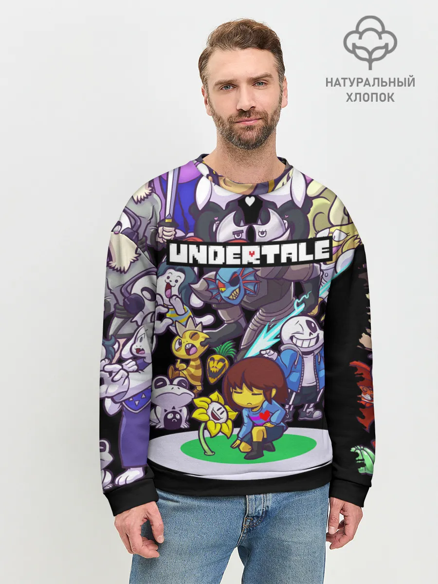 Мужской свитшот базовый / UNDERTALE