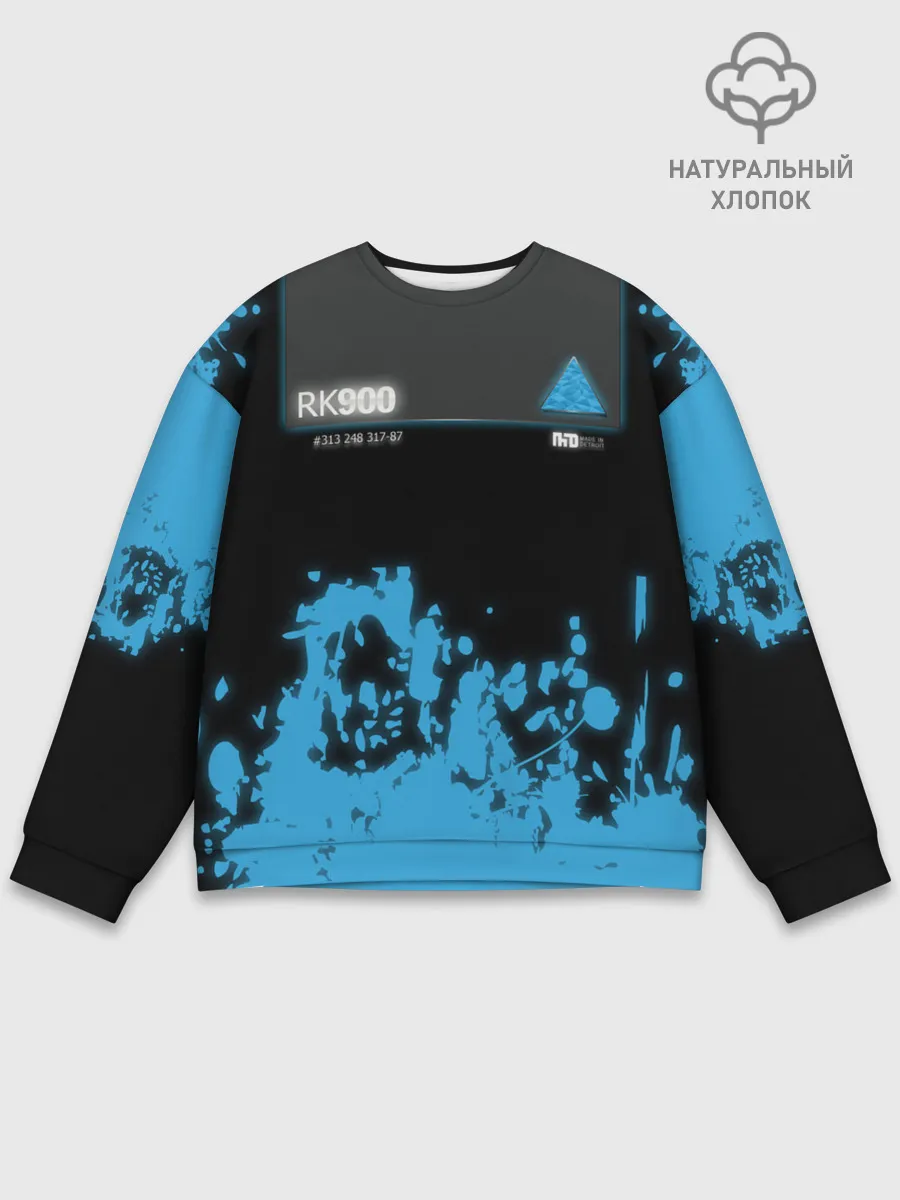 Мужской свитшот базовый / Detroit: Become Human.