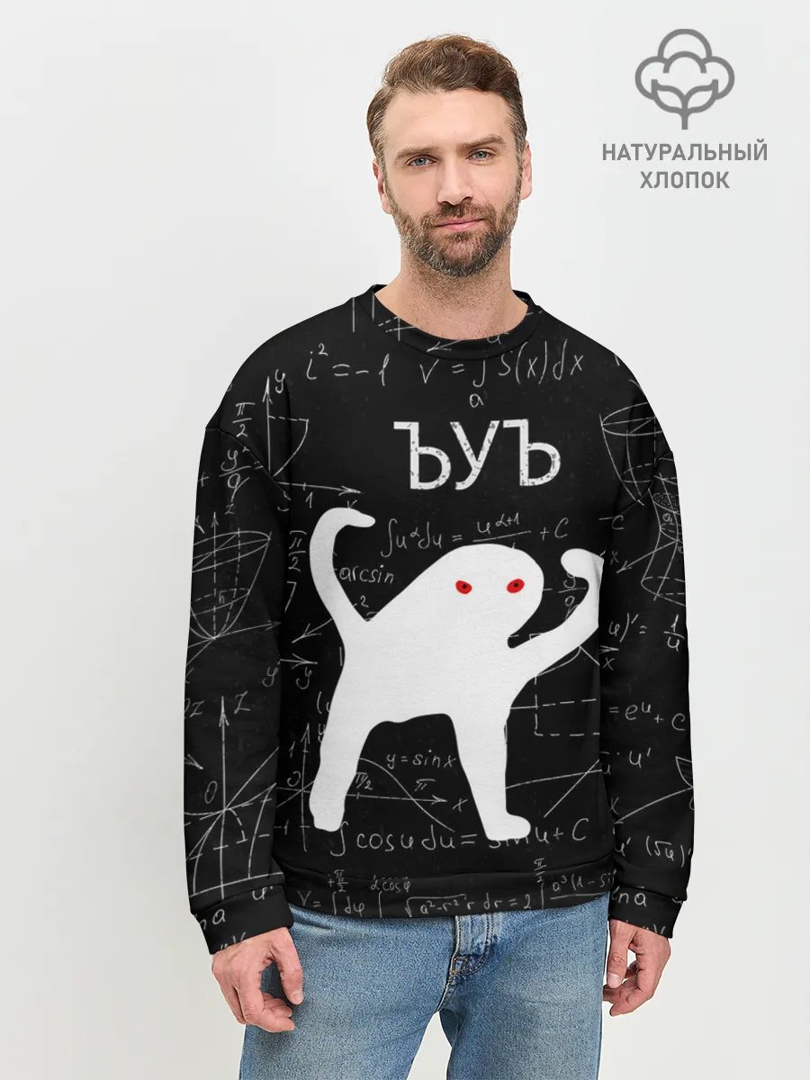Мужской свитшот базовый / ЪУЪ МАТЕМАТИКА