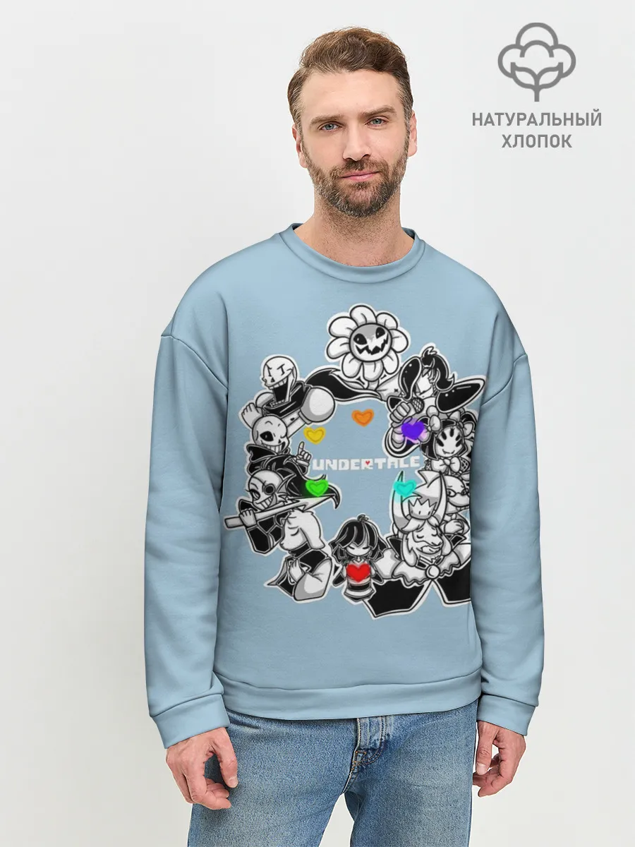 Мужской свитшот базовый / Undertale