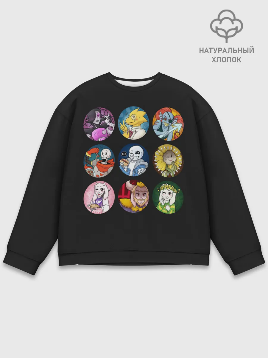 Мужской свитшот базовый / Undertale