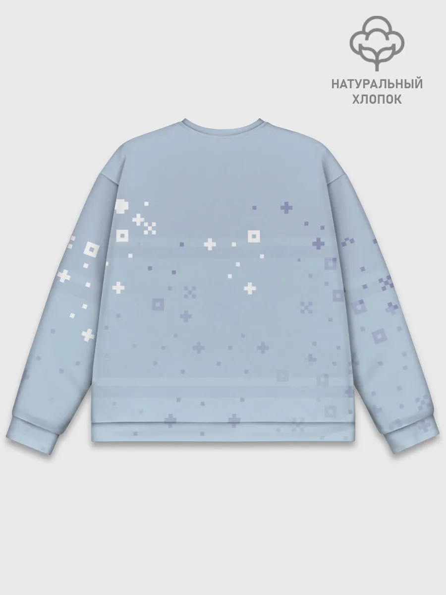 Мужской свитшот базовый / Marshmello Pixel