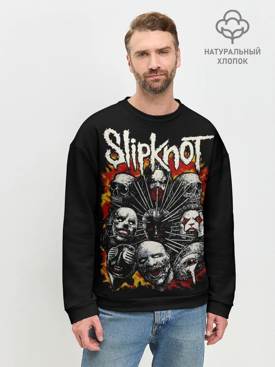 Мужской свитшот базовый / Slipknot