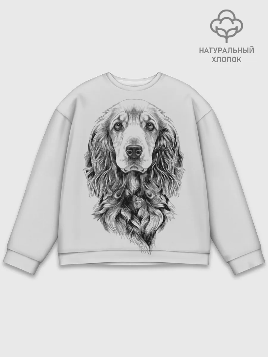 Мужской свитшот базовый / Кокер спаниель