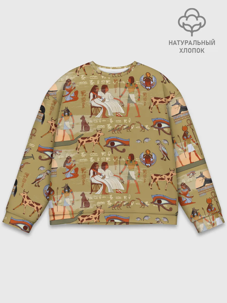 Мужской свитшот базовый / Египетские Боги
