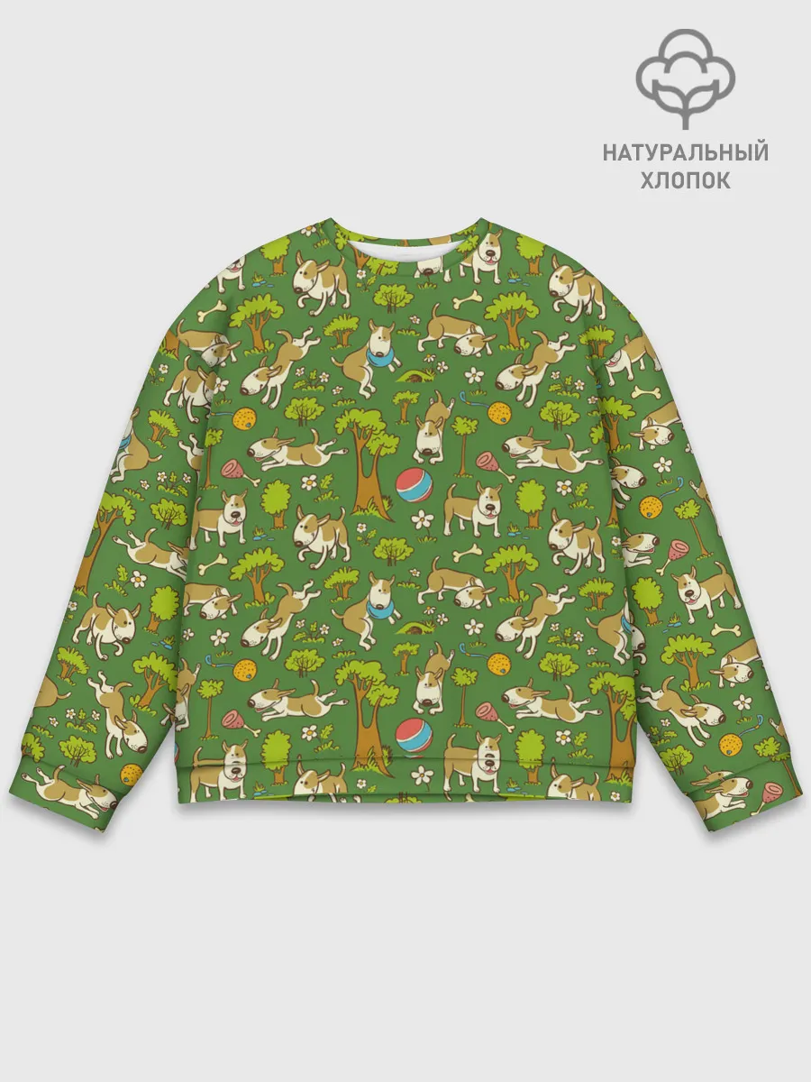 Мужской свитшот базовый / Забавные собаки