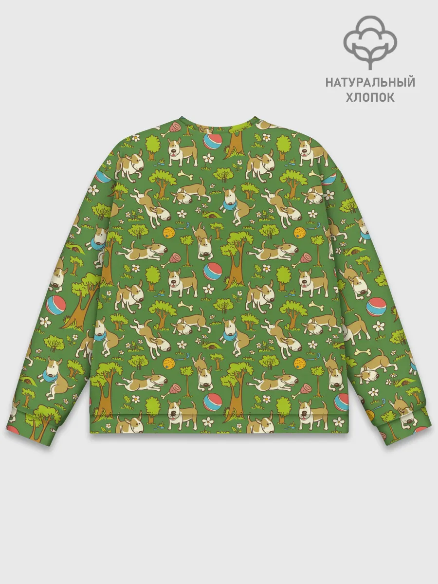 Мужской свитшот базовый / Забавные собаки